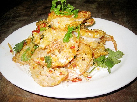 Deep Fried Spicy Shrimp with Shell
