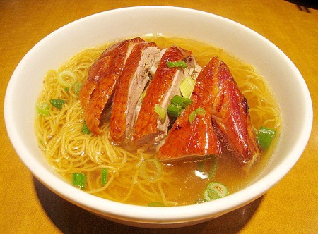 Barbecued Duck Noodle in Soup